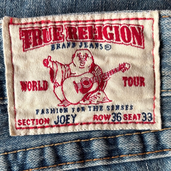 True Religion Men's Light Blue Straight Jeans - Picture 8 of 10